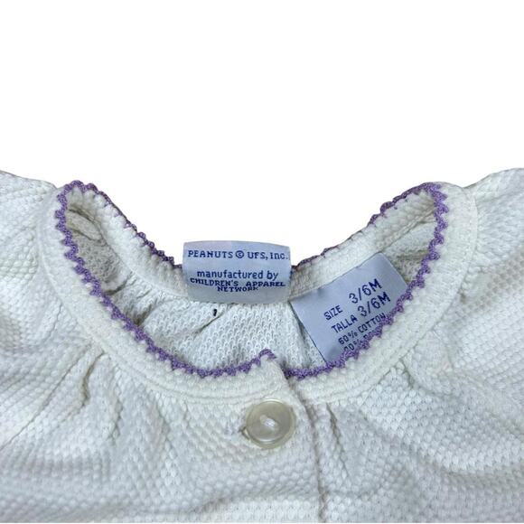 Baby Snoopy Vintage Butterfly Garden Button Up Top - Picture 7 of 7